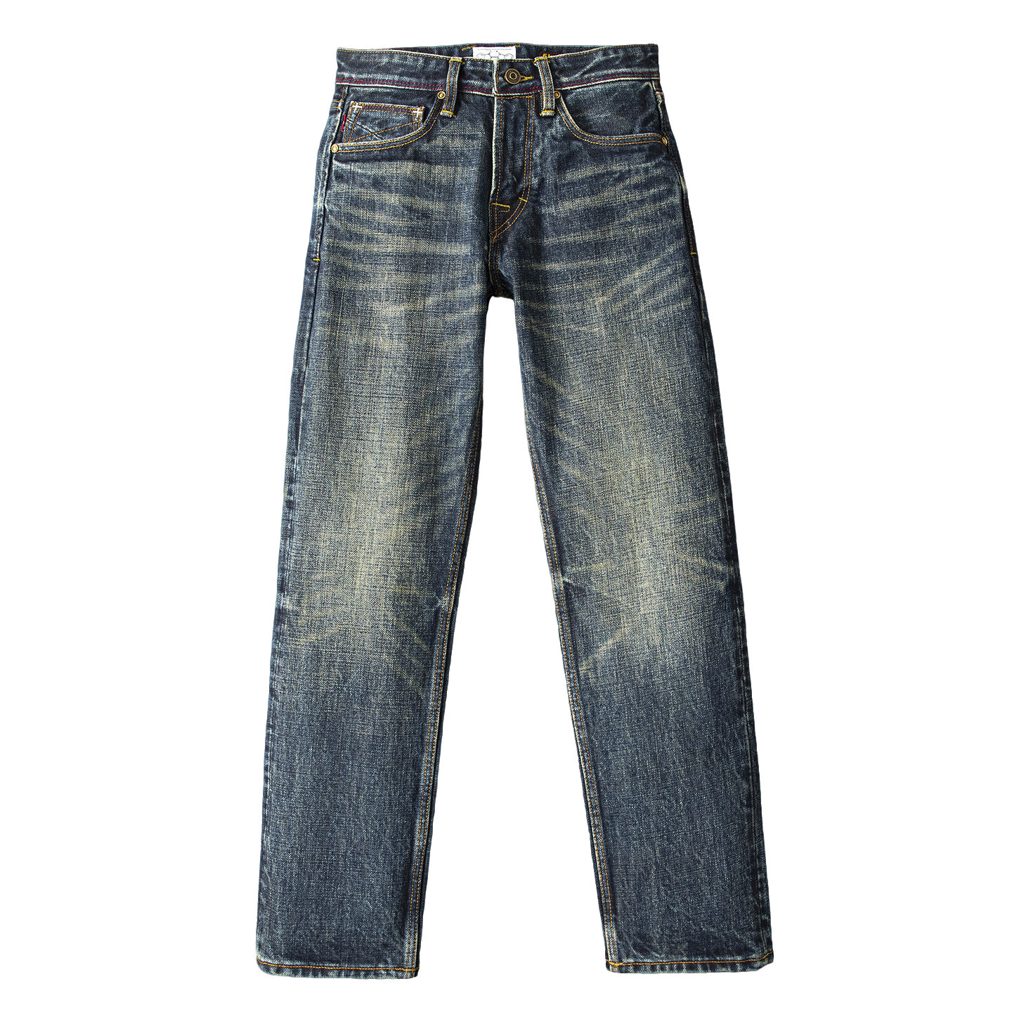 1318#重磅22盎司精梳棉501宽松男士秋冬情怀靛蓝色赤耳丹宁牛仔裤