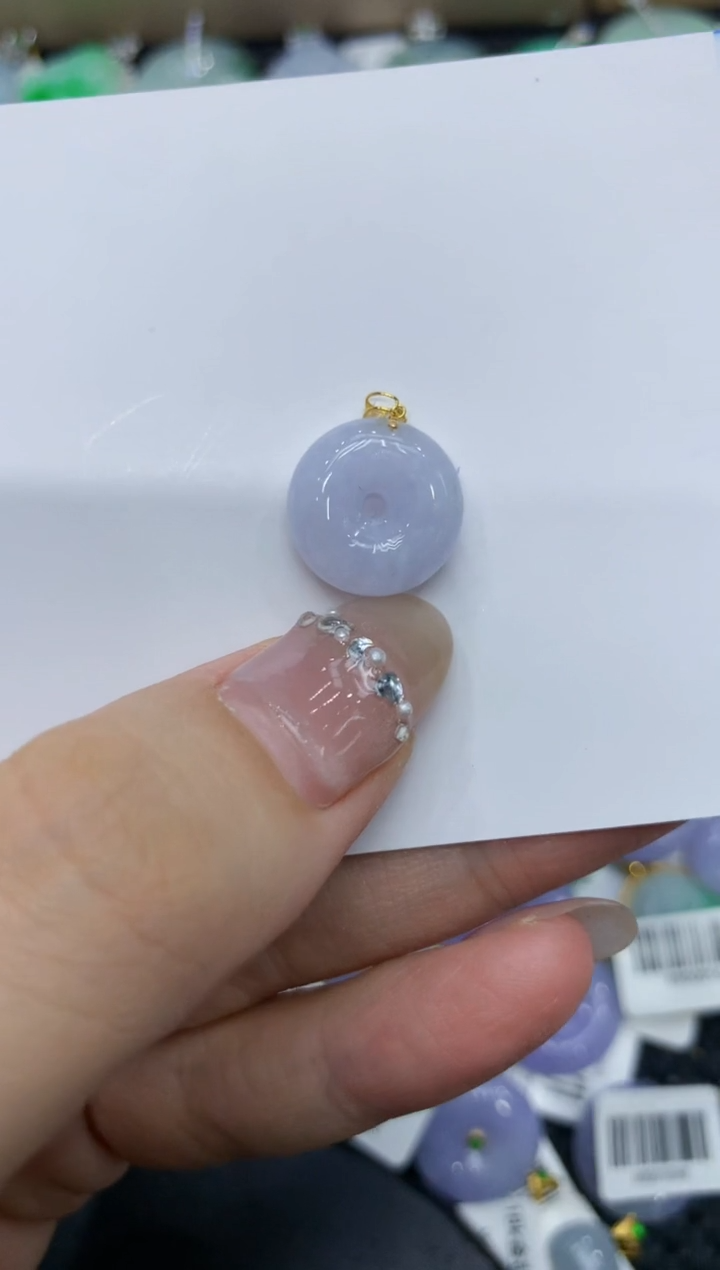 【闪购商品】翡翠颈饰18K金镶嵌 222222222
