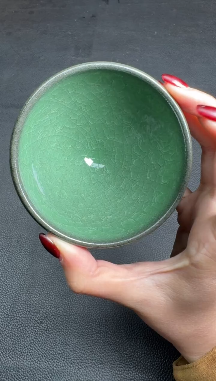 【闪购商品】茶盏建盏故事廖成义翠语114