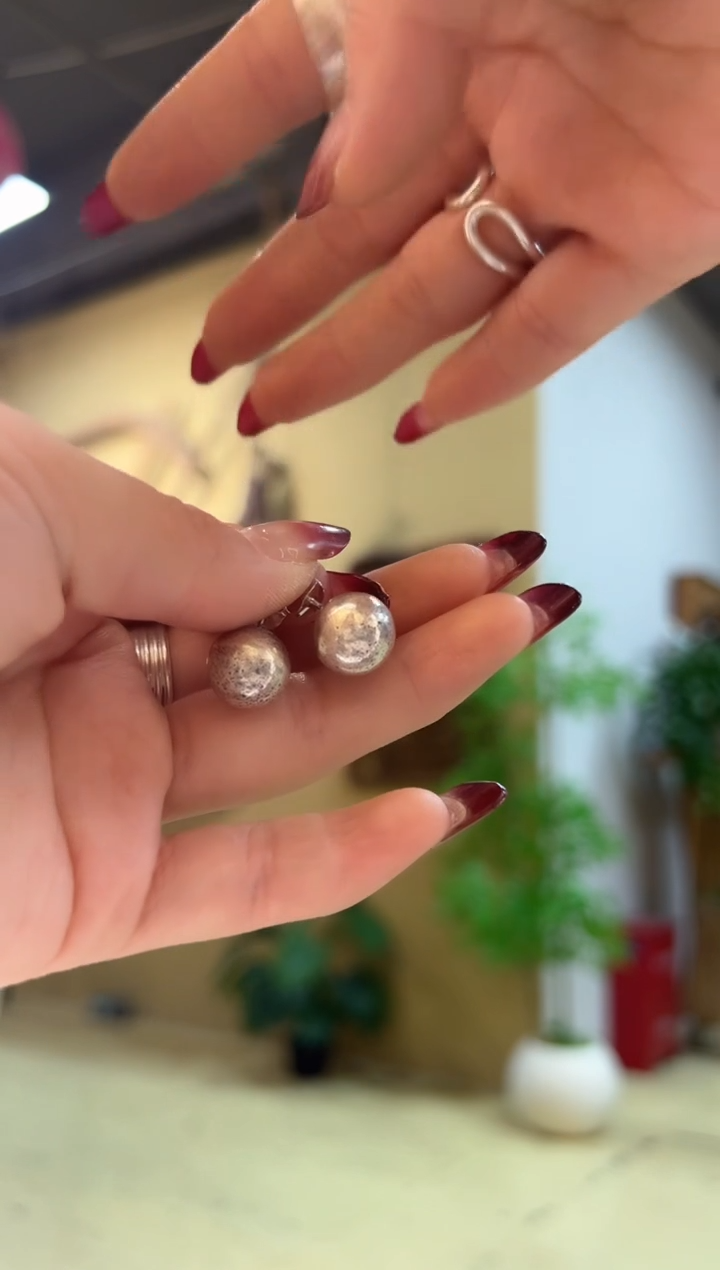 无925银清**然耳饰