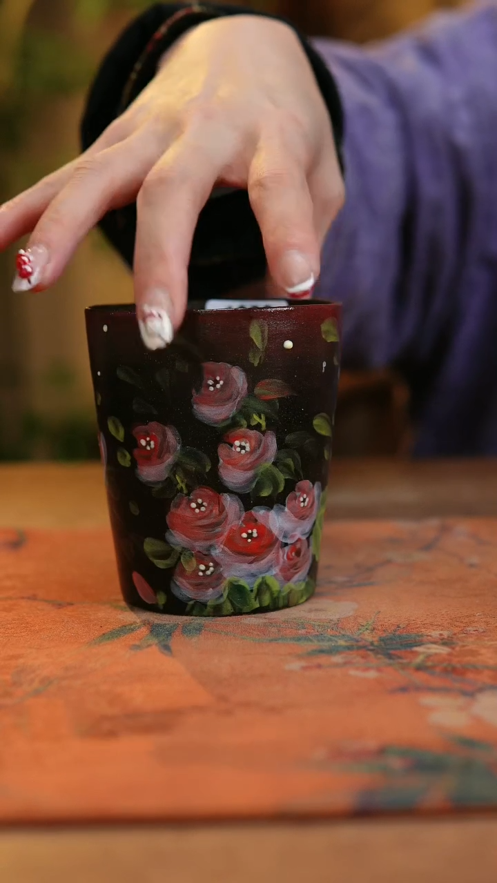 【闪购商品】瓷片1938景德镇手工手绘釉下彩高温瓷