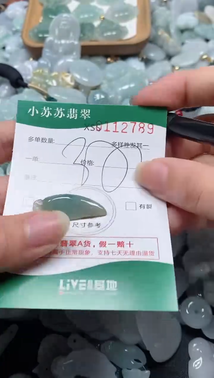 【闪购商品】翡翠未镶嵌颈饰闪购商品0112789