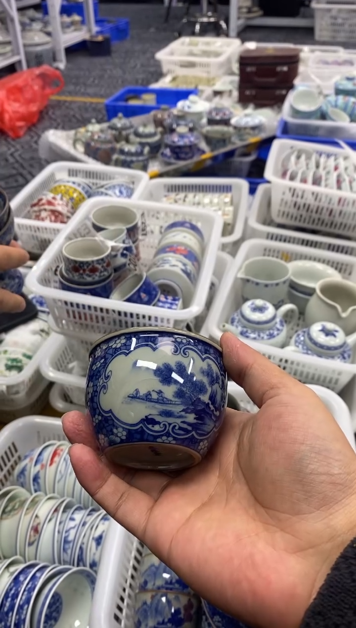 摆件陶景德陶瓷茶具容量约80