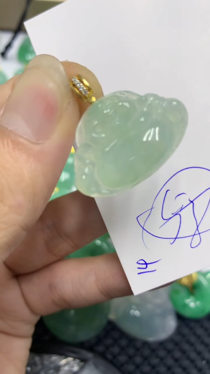 颈饰未镶嵌翡翠缅甸A货翡翠