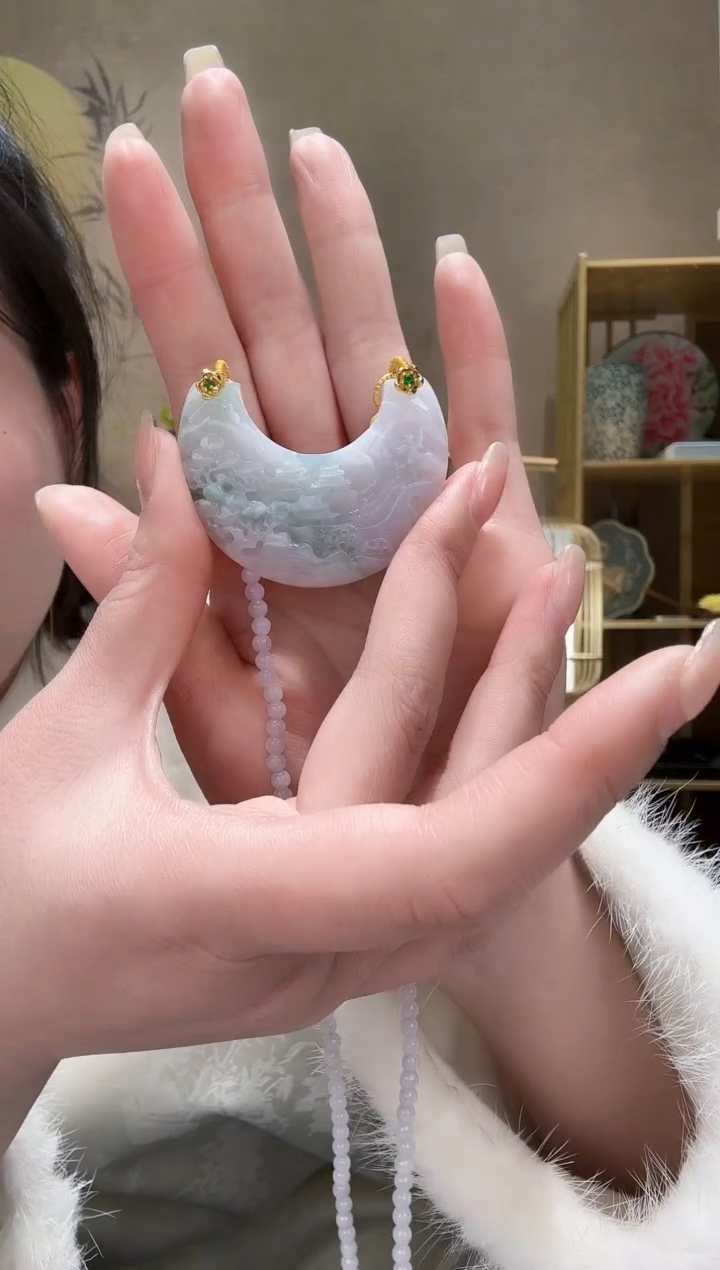 【闪购商品】翡翠颈饰未镶嵌吊坠