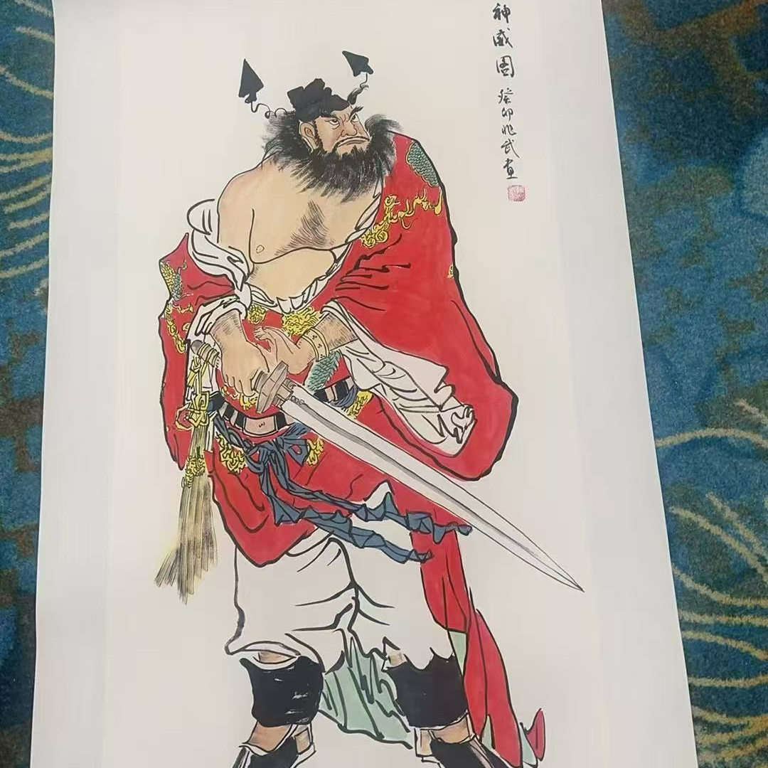 橱窗展示/艺品文化展厅/宣纸国画/纯手绘