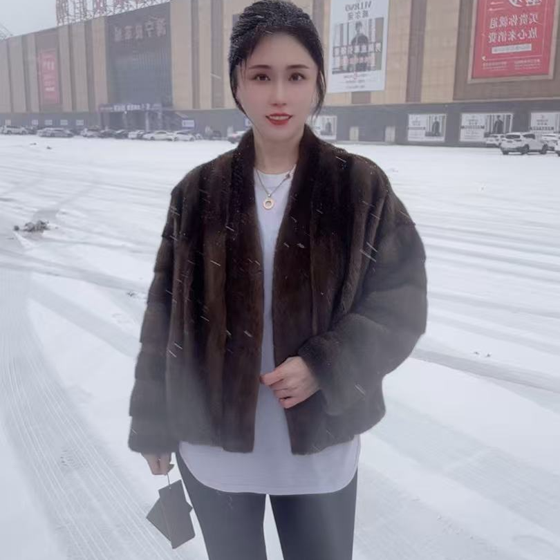 馨樂夫人8552款貂皮大衣