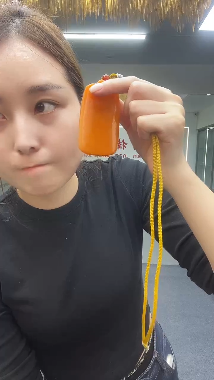 西**歌黄色悟道无事牌吊坠多样性发货一件