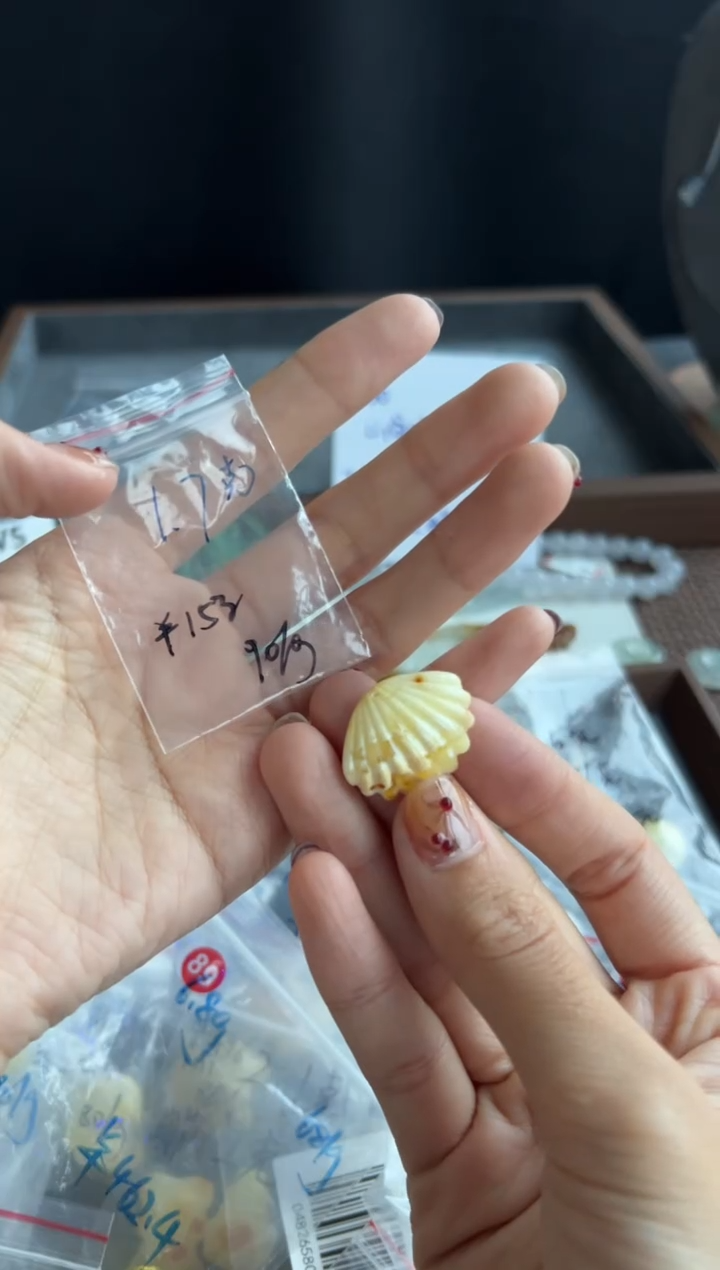 蜜蜡颈饰未镶嵌Y45买断