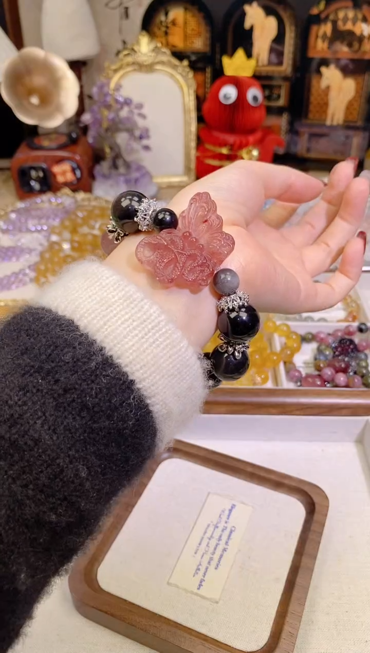 【闪购商品】黑曜岩手饰未镶嵌212