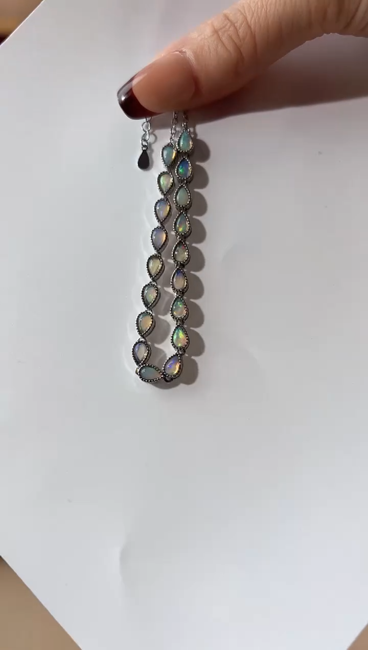 【闪购商品】南红玛瑙手链银S925镶嵌KT24042625