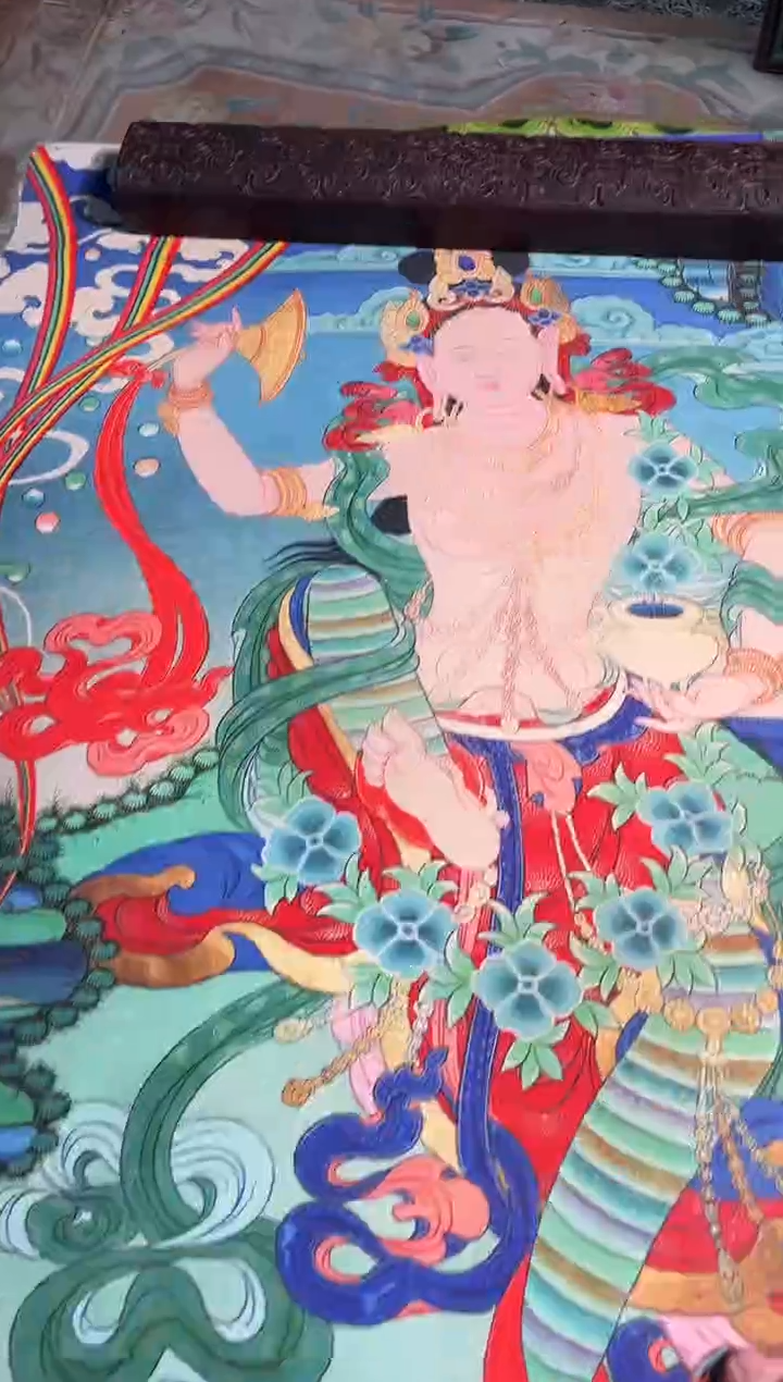 卷轴画路路的唐卡tk160