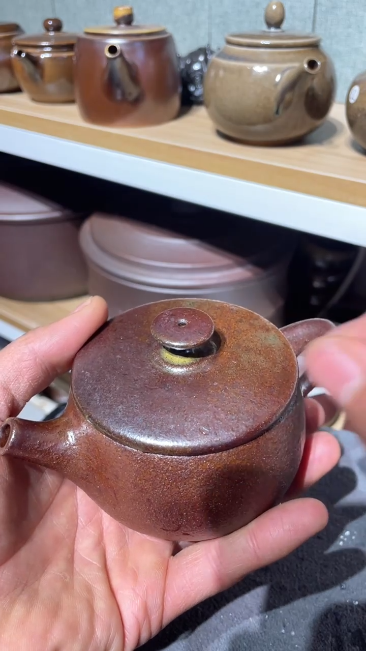 陶福*紫泥柴烧壶