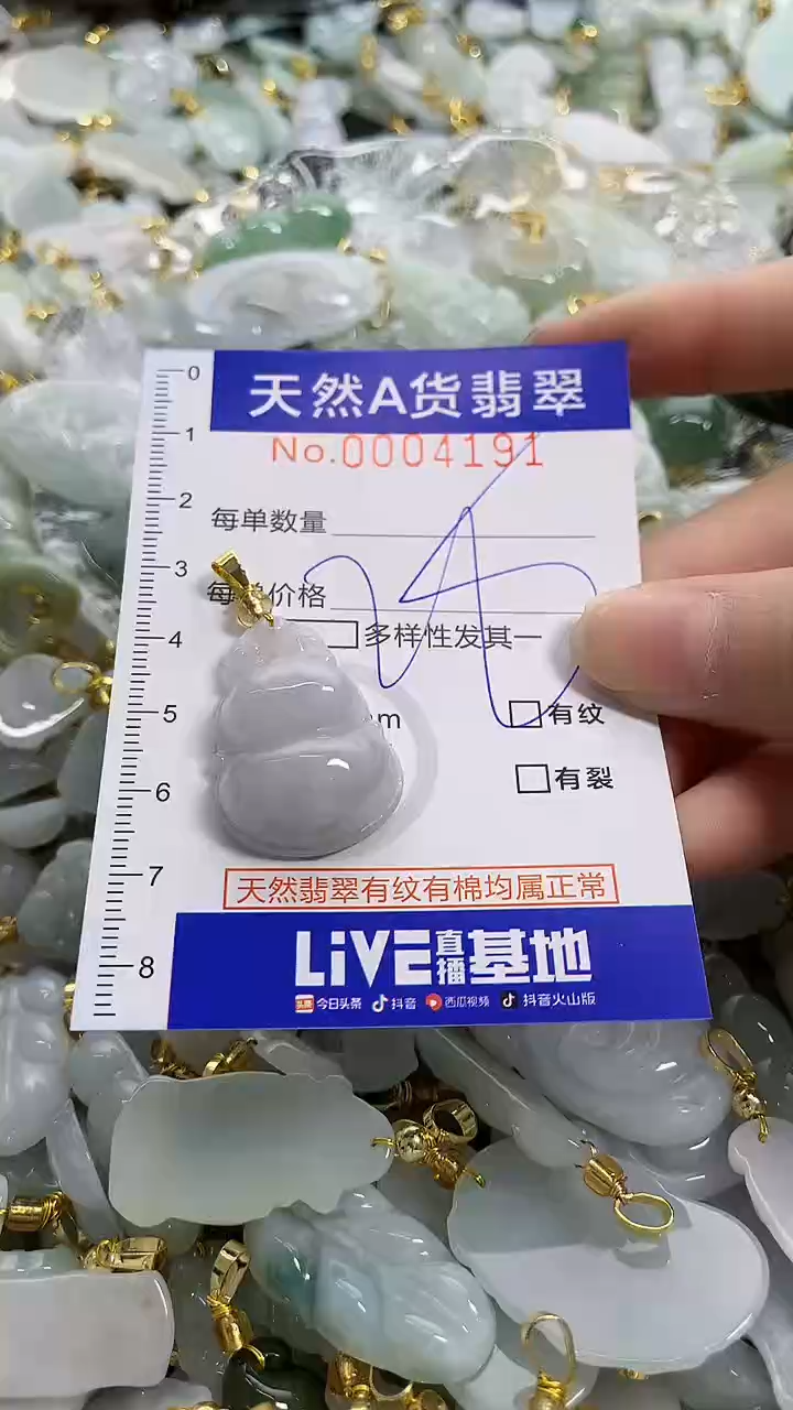 颈饰未镶嵌翡翠天然A货翡翠