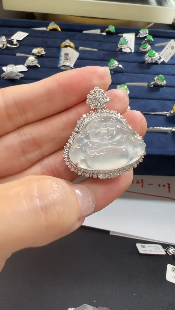 颈饰18K金镶嵌翡翠KYY1128-006