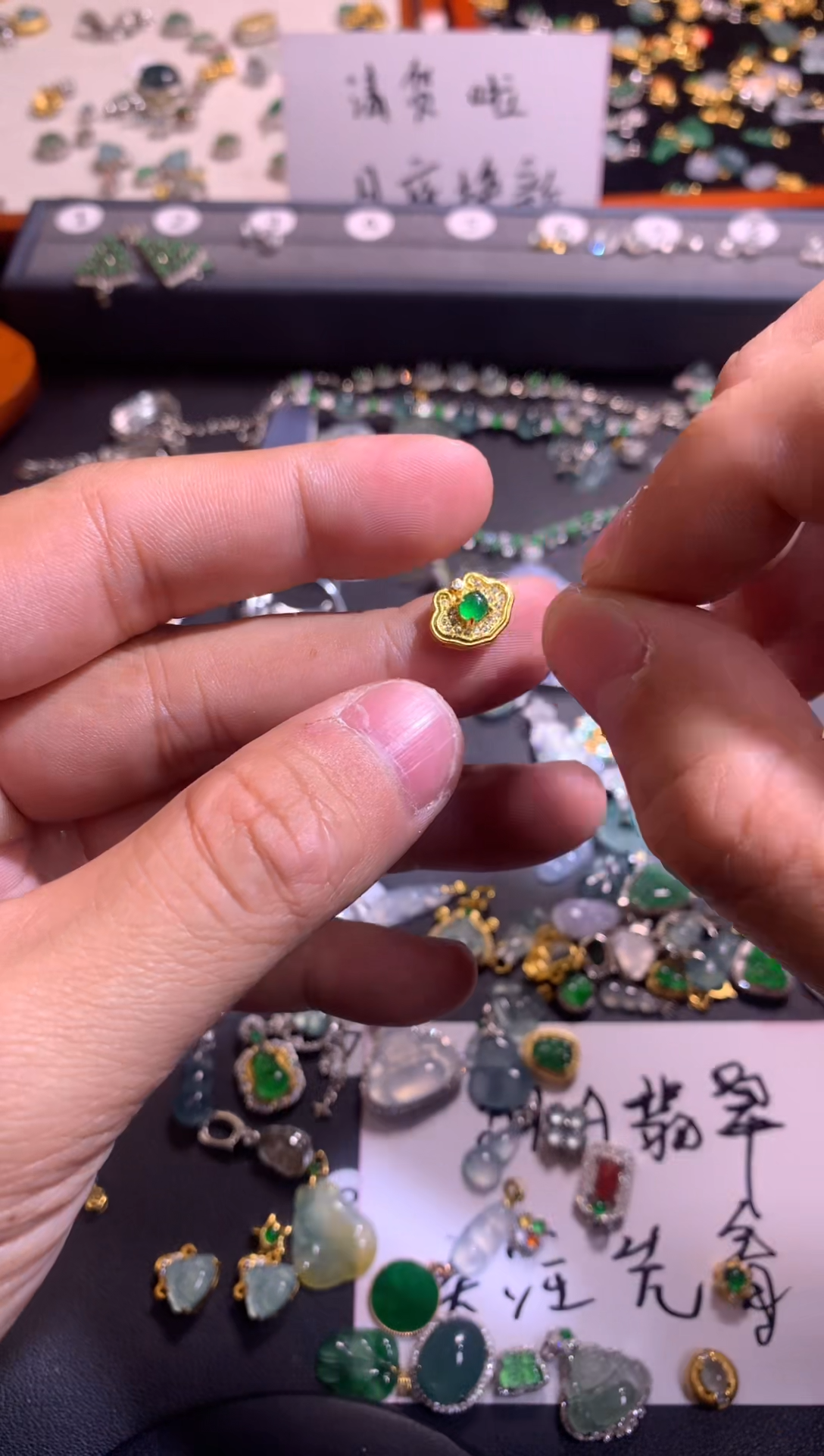 【闪购商品】翡翠吊坠(不含链)银S925镶嵌1