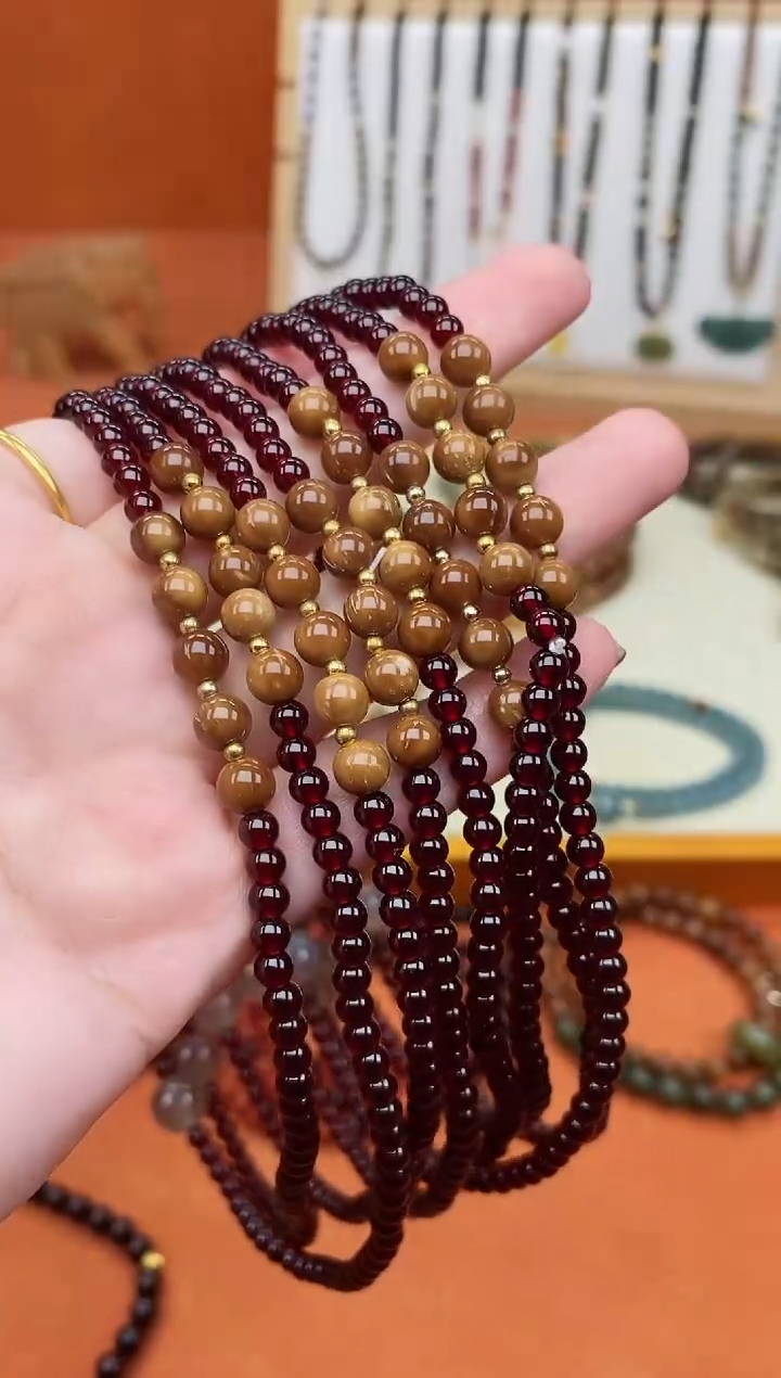 手串库克未镶嵌双圈库克菩提玉髓手串