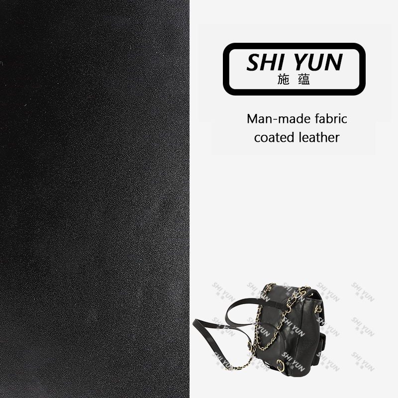 SHIYUN/施蕴黑色秋冬双肩背包34192