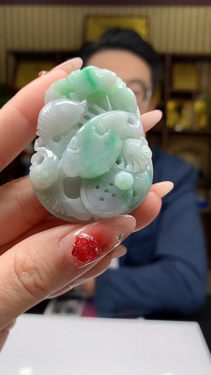 【闪购商品】翡翠颈饰未镶嵌1071ry-jj挂件5