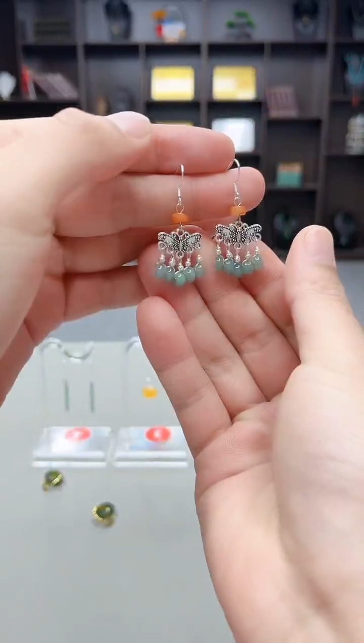 未镶嵌翡翠耳饰707000