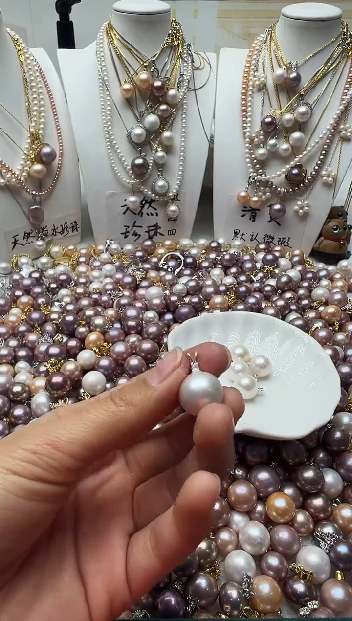 颈饰合金淡水珍珠009