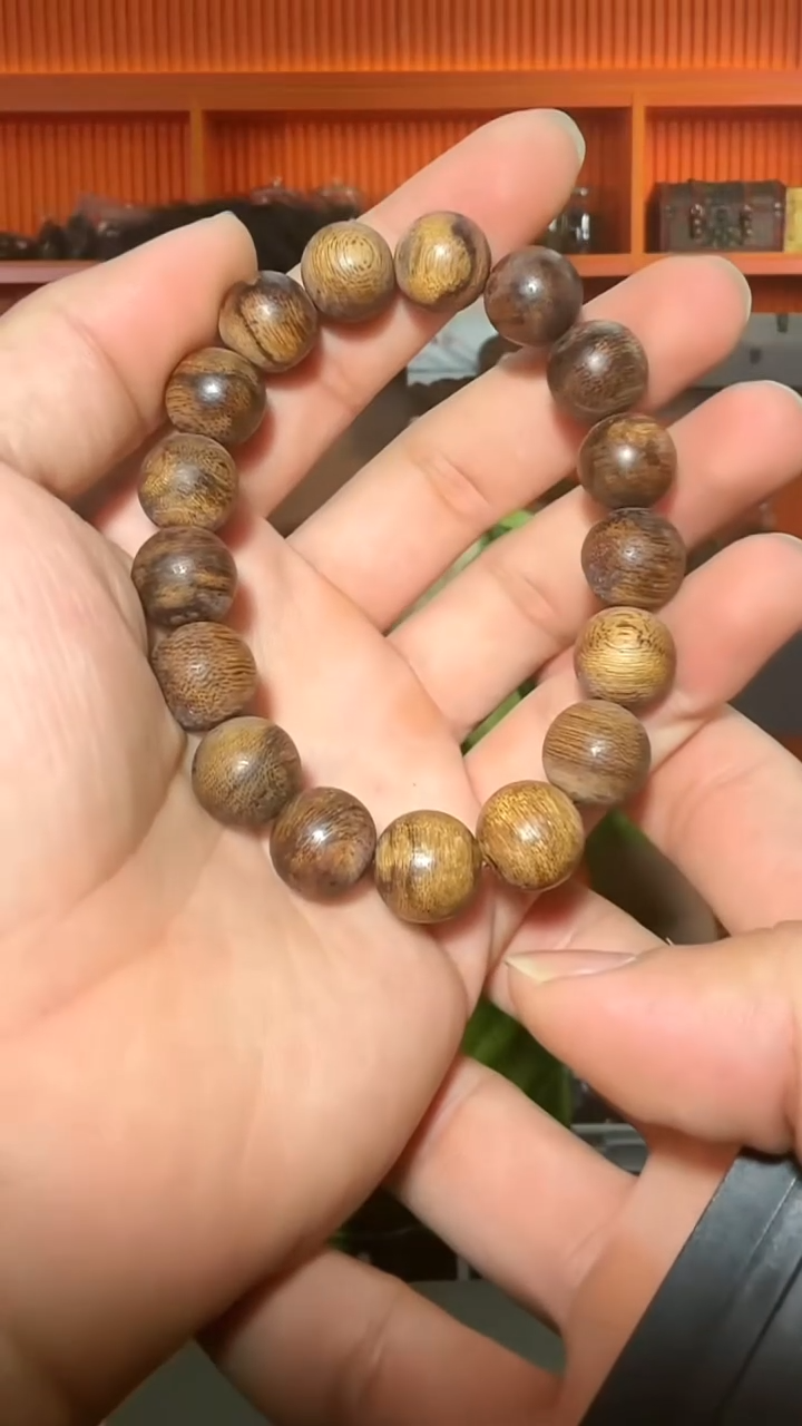 沉香手串145号单圈17g1.3多样性发一
