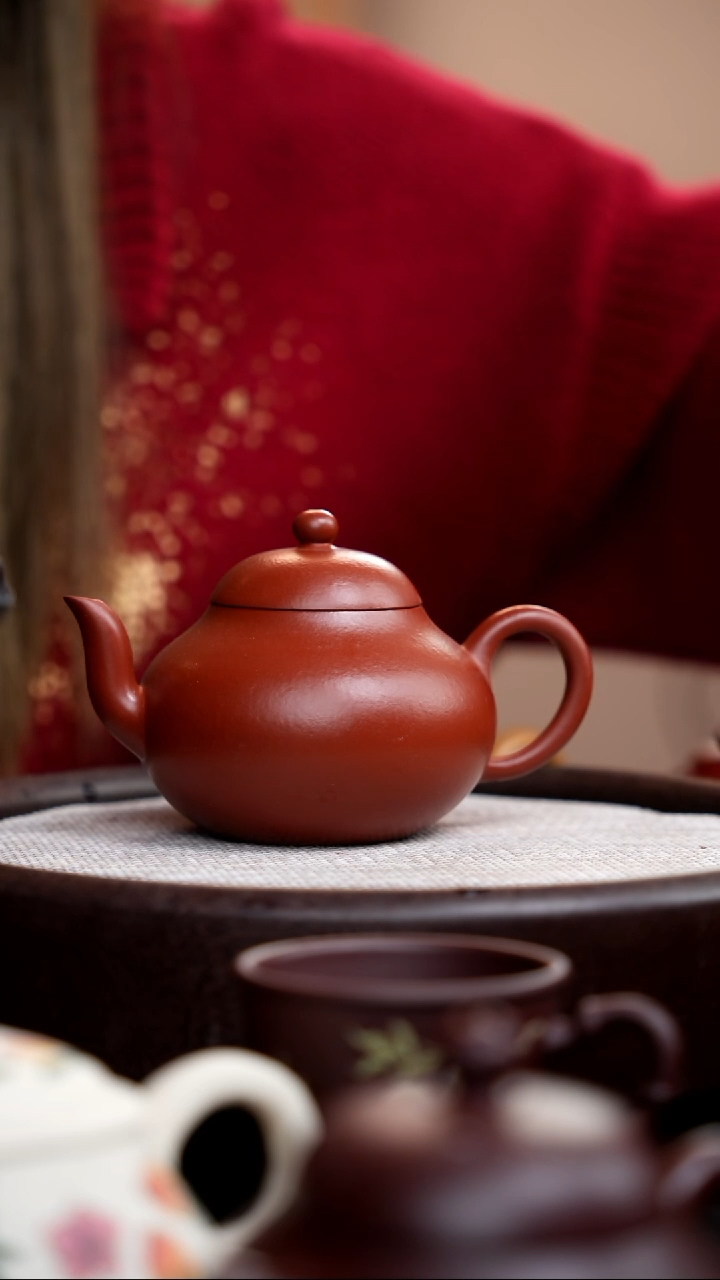 【闪购商品】紫砂茶壶朱泥宫灯