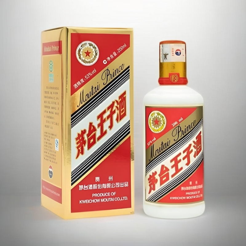 KWEICHOW MOUTAI/贵州茅台王子酒 酱香型 200ml 53度53%Vol200