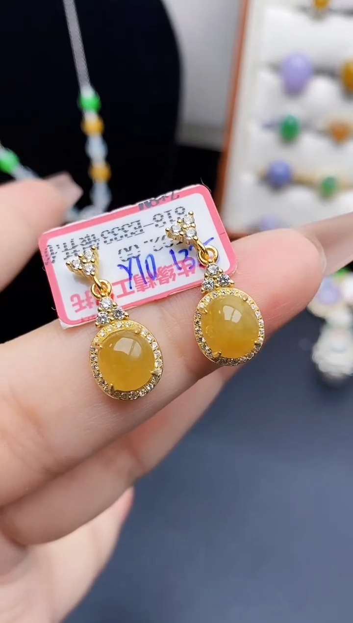 银S925镶嵌戒指翡翠2331