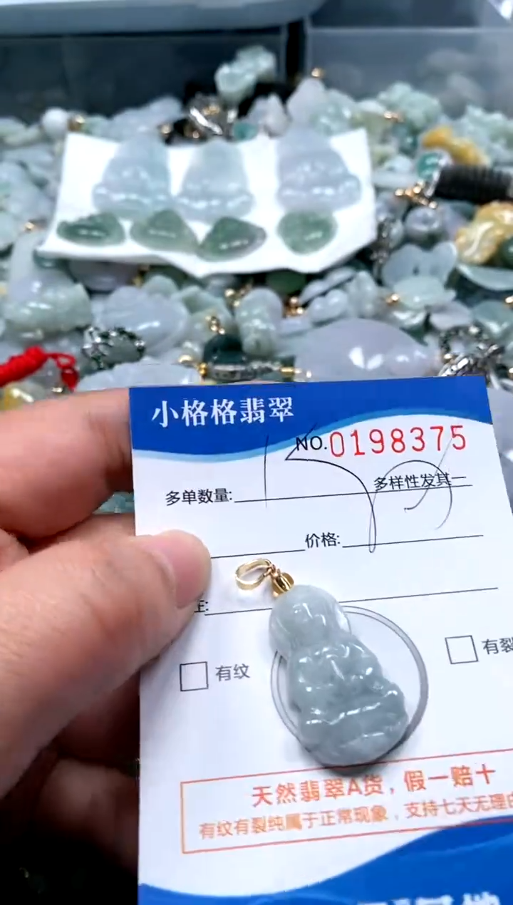 【闪购商品】翡翠颈饰未镶嵌闪购商品0198375