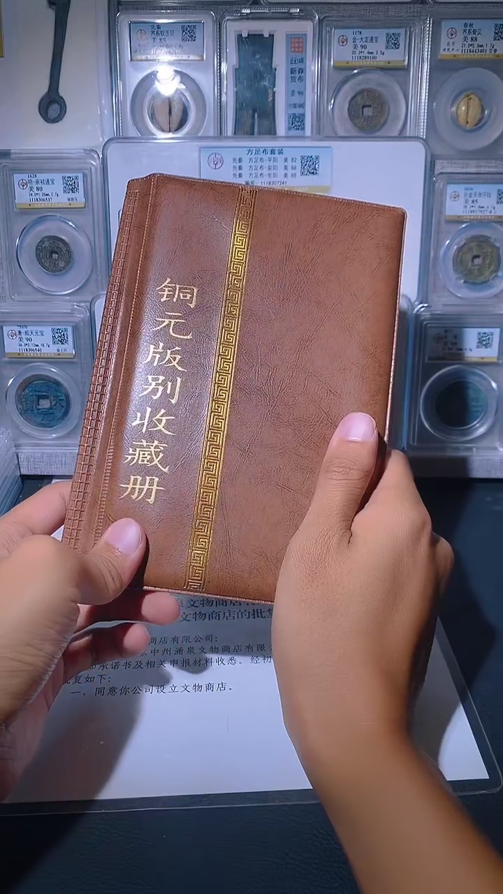 铜琪珍  铜元版别收藏册36枚  一套