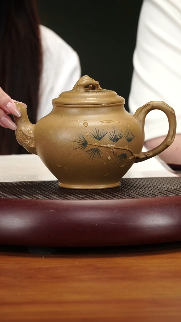 茶壶紫砂110YXM松针报春老段泥660cc