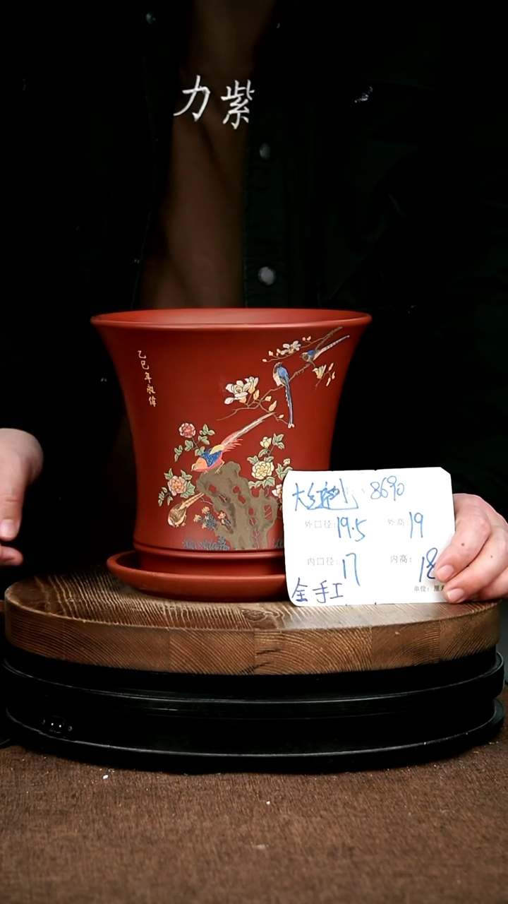 紫砂花盆花卉园艺8690+Z