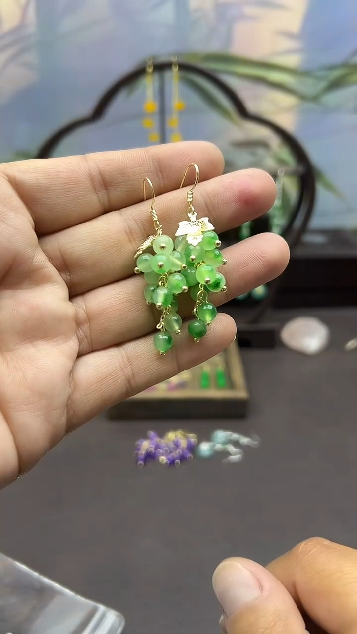 未镶嵌耳饰玛瑙/玉髓318