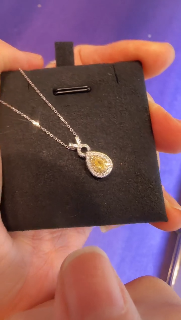 【闪购商品】钻石套链18K金镶嵌严选-兔子套链