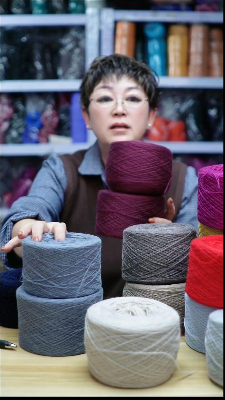 羊毛欢姐手编线B276