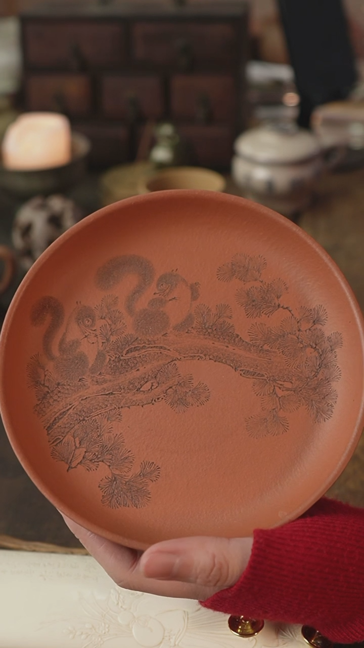 【闪购商品】紫砂茶杯牧中壶承