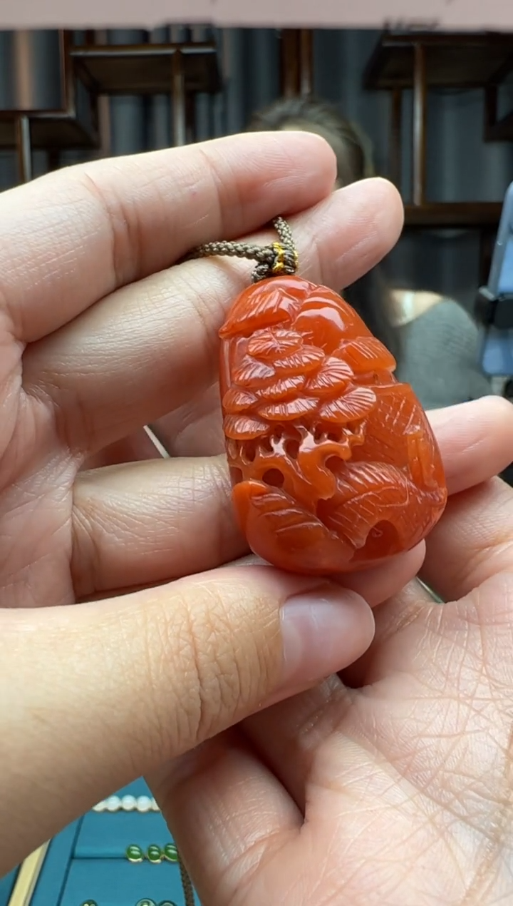 【闪购商品】南红玛瑙颈饰未镶嵌吊坠