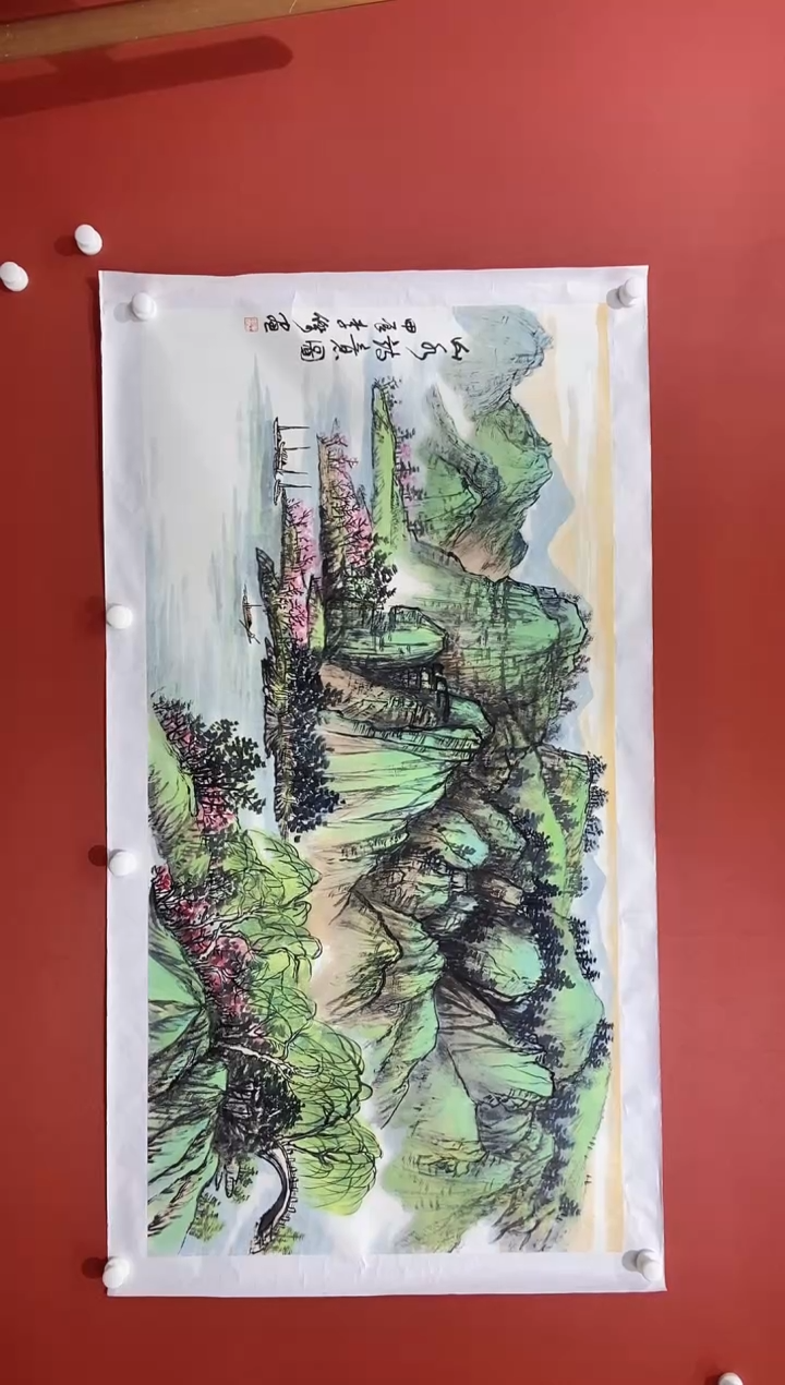 【闪购商品】国画李杰老师山水作品1
