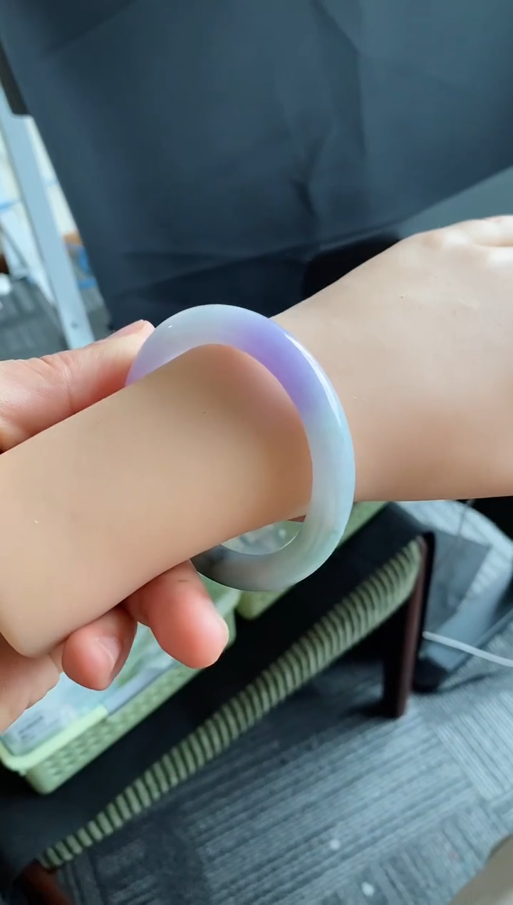 【闪购商品】翡翠手镯未镶嵌15号53.9*9.1*9.5圆条