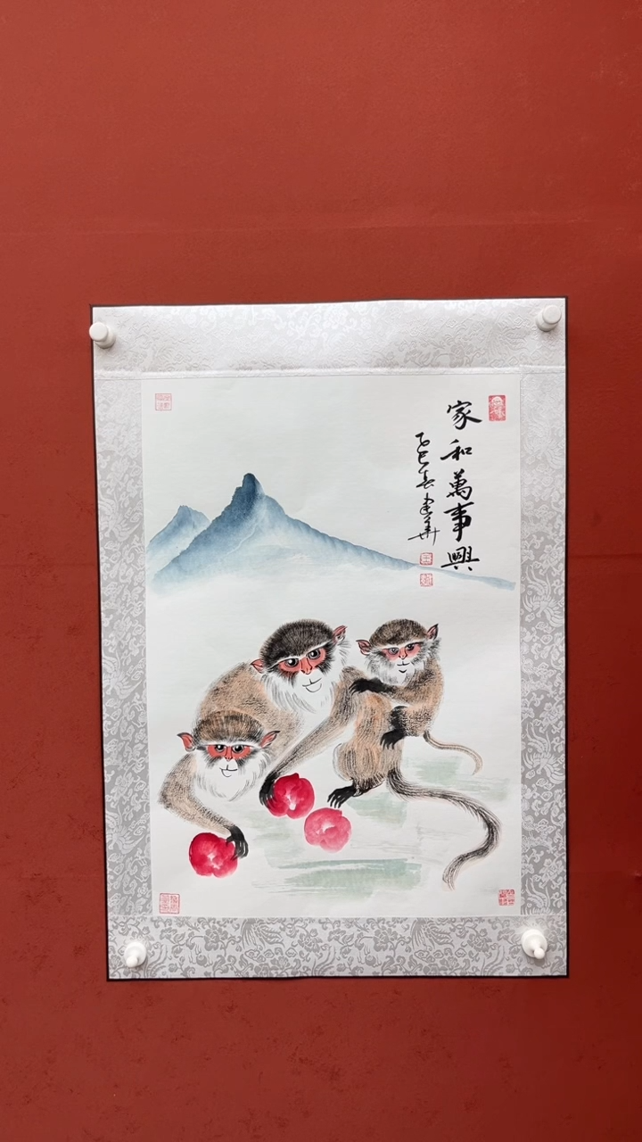 国画老师现场创作 33