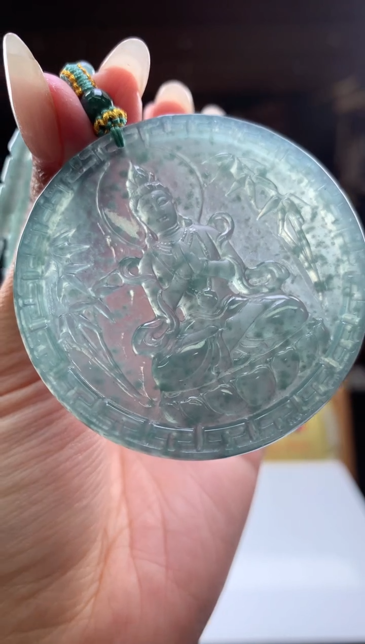 【闪购商品】定制翡翠未镶嵌挂件发货（拍一发一）          