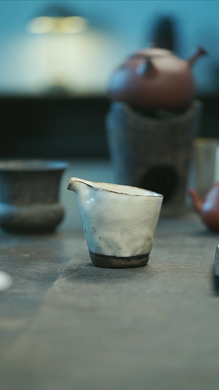 【闪购商品】张汝佳陶泥柴烧公道杯