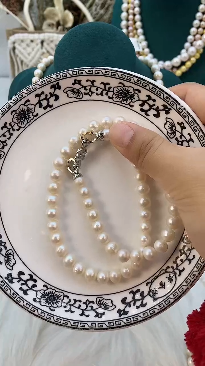 【闪购商品】淡水珍珠项链合金6