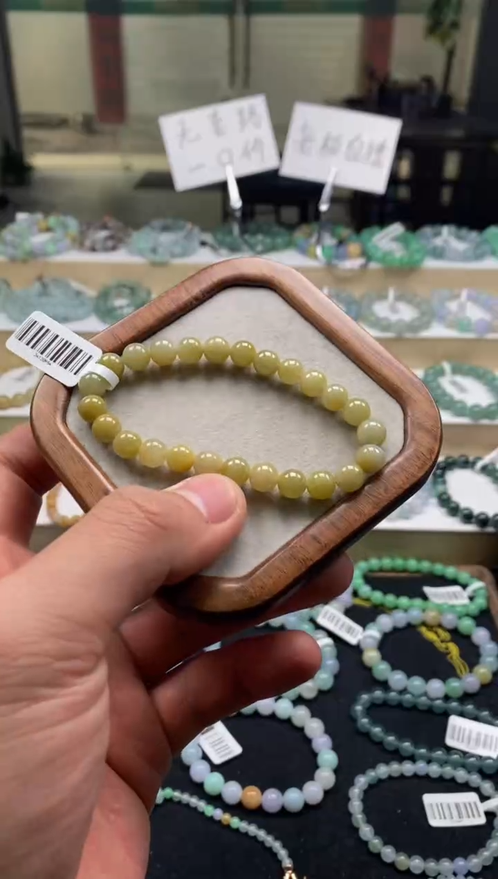 【闪购商品】翡翠手链未镶嵌天然A货翡翠