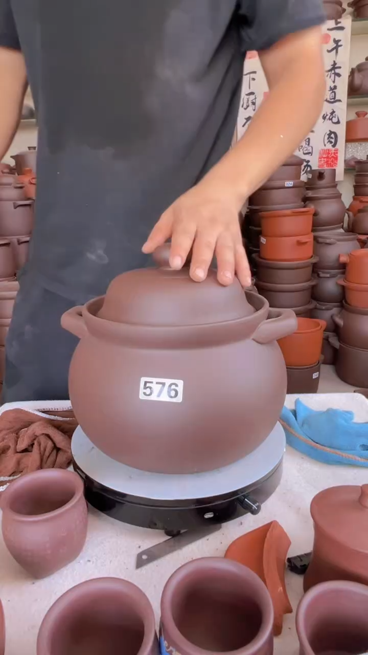 宜兴紫砂5升大肚煲576
