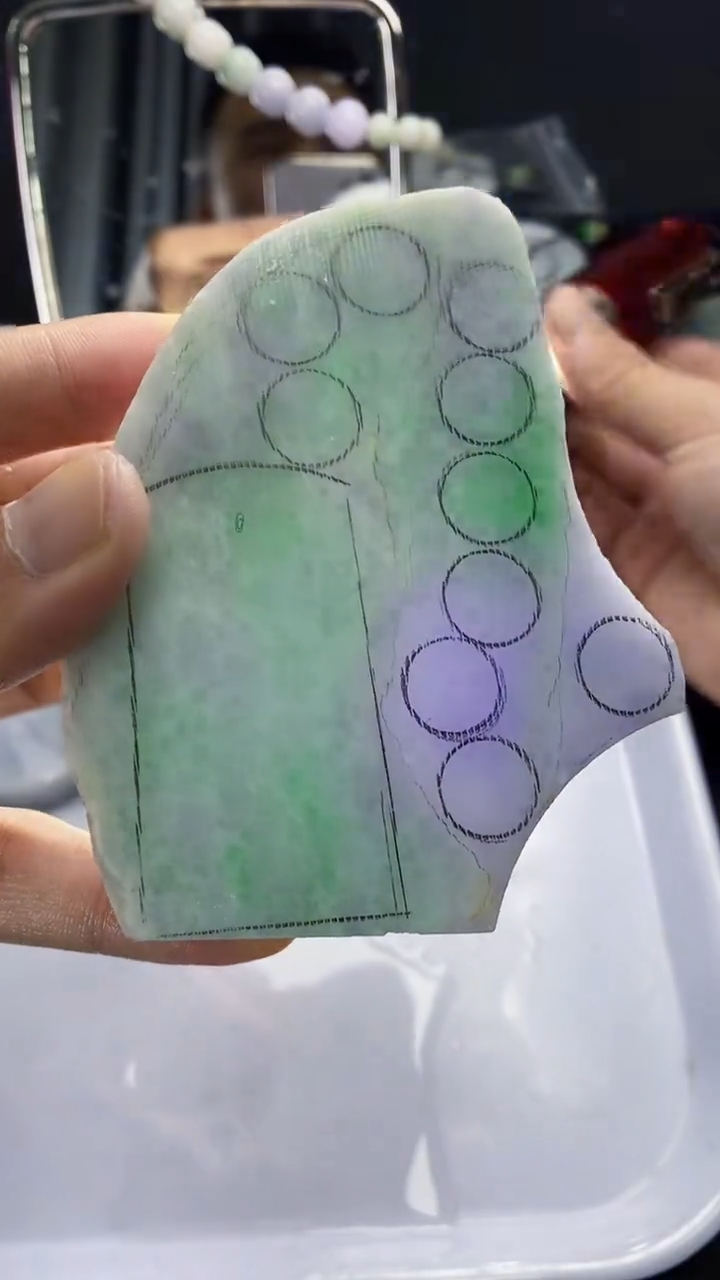 裸石翡翠缅甸A货【海】A001