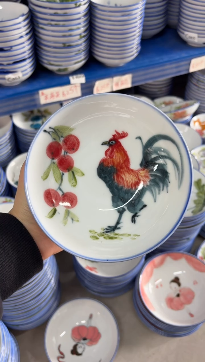 瓷片景德镇高温陶瓷食品级手绘釉中彩-小胖碗