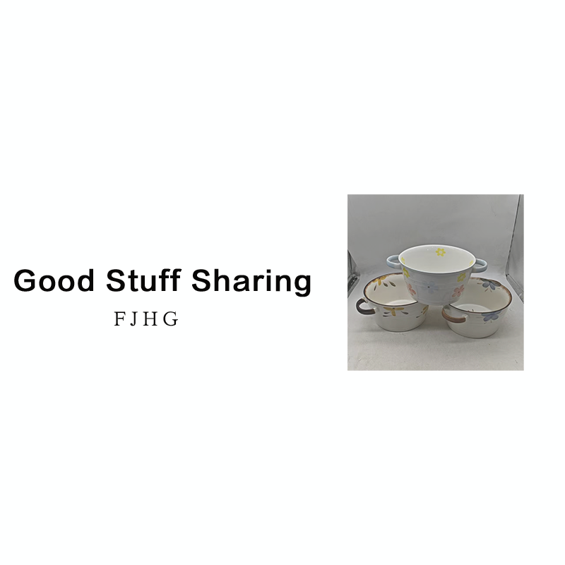 8599 双耳汤碗（三个颜色随机一个，口径19.5，高10）A4