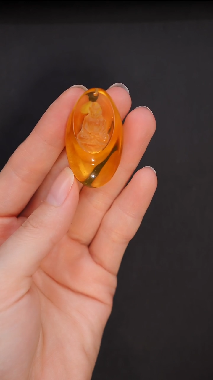 裸石琥珀未镶嵌天然蜜蜡A3392